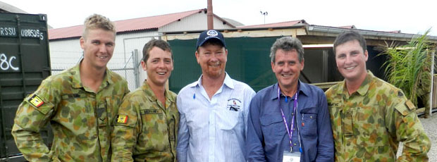 Operation Boss Lift, Buildingwise Participants, Feature Width Image. Newcastle Program Participants, representing the Australian Army.