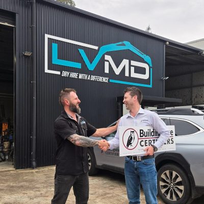 Construction Certificate Completed – Industrial Building Works for LVMD Hire, Beresfield NSW
